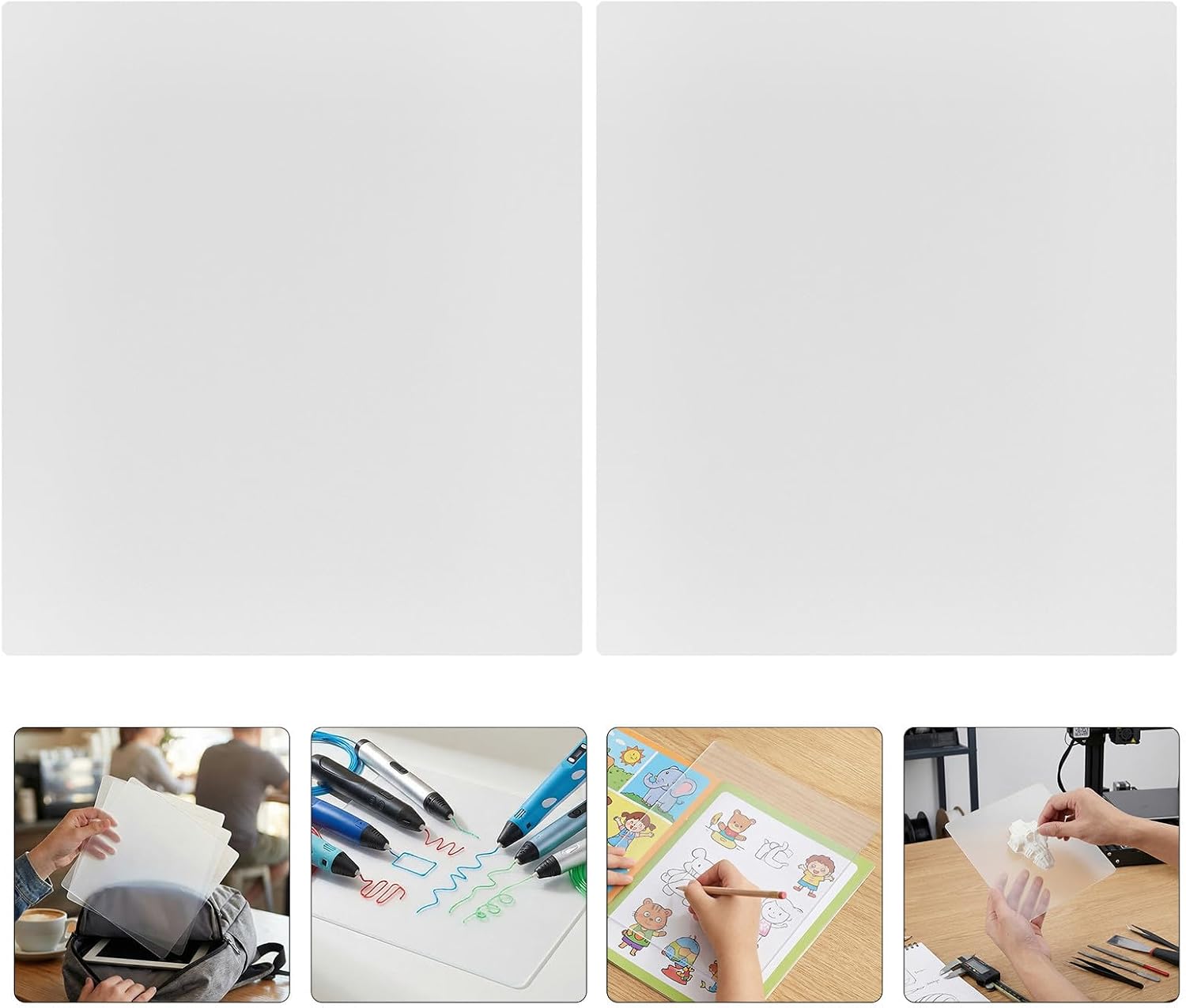 30pcs 3D Pen Tracing Board Heat Resistant PVC Copying Mat