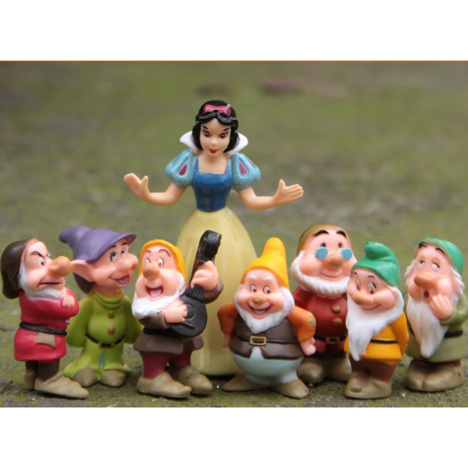 Amazon.co.jp: 8pcssetオリジナルディズニープリンセス白雪姫と7つの小