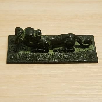 中国 古銅 龍 紙鎮 墨床 蓋置 置物 T R8206 中国 古銅 龍 紙鎮 墨床 蓋