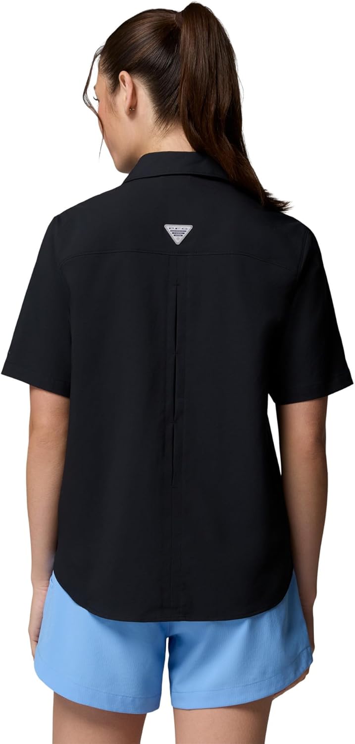Columbia Women's PFG Castback Woven Short Sleeve