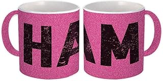 Germany Hamburg Airport Hamburg HAM : Gift Mug Airline Travel Pilot AIRPORT - Pink Glitter