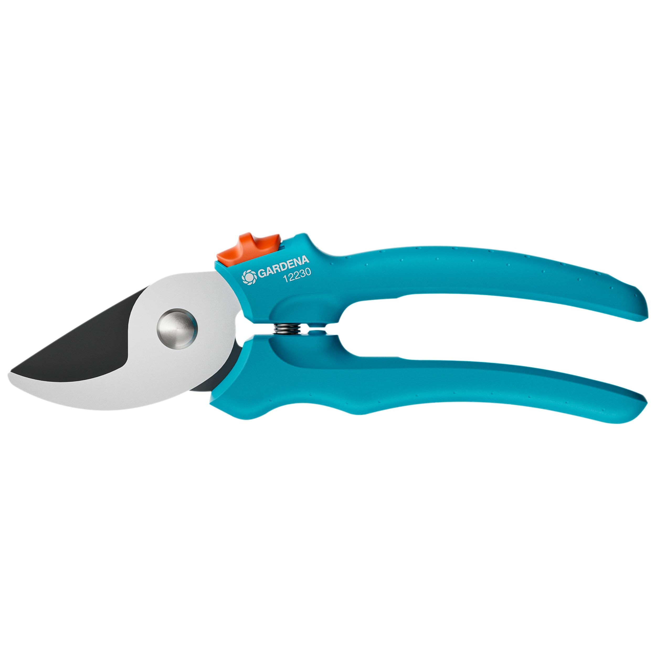 Gardena EasyCut Tijera de jardín: corte Bypass, 20 mm de diámetro de corte, mangos ergonómicos, hojas de acero afiladas con precisión, recubrimiento PowerCoating (12230-20)