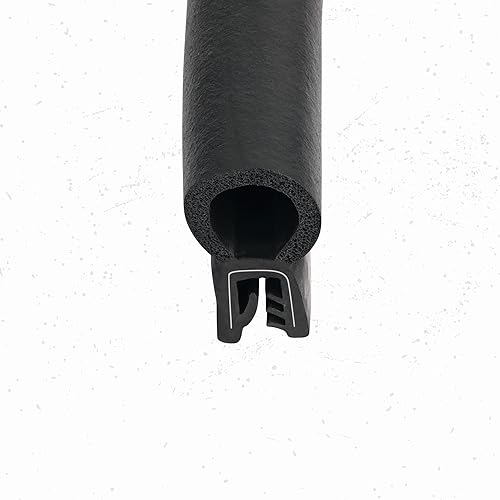 Miniatura 2 de Sello vertical para moldura de bombilla, diámetro de la bombilla de 0.55 pulgadas (0.551 in), se adapta a 0.039 a 0.14 pulgadas de grosor de borde