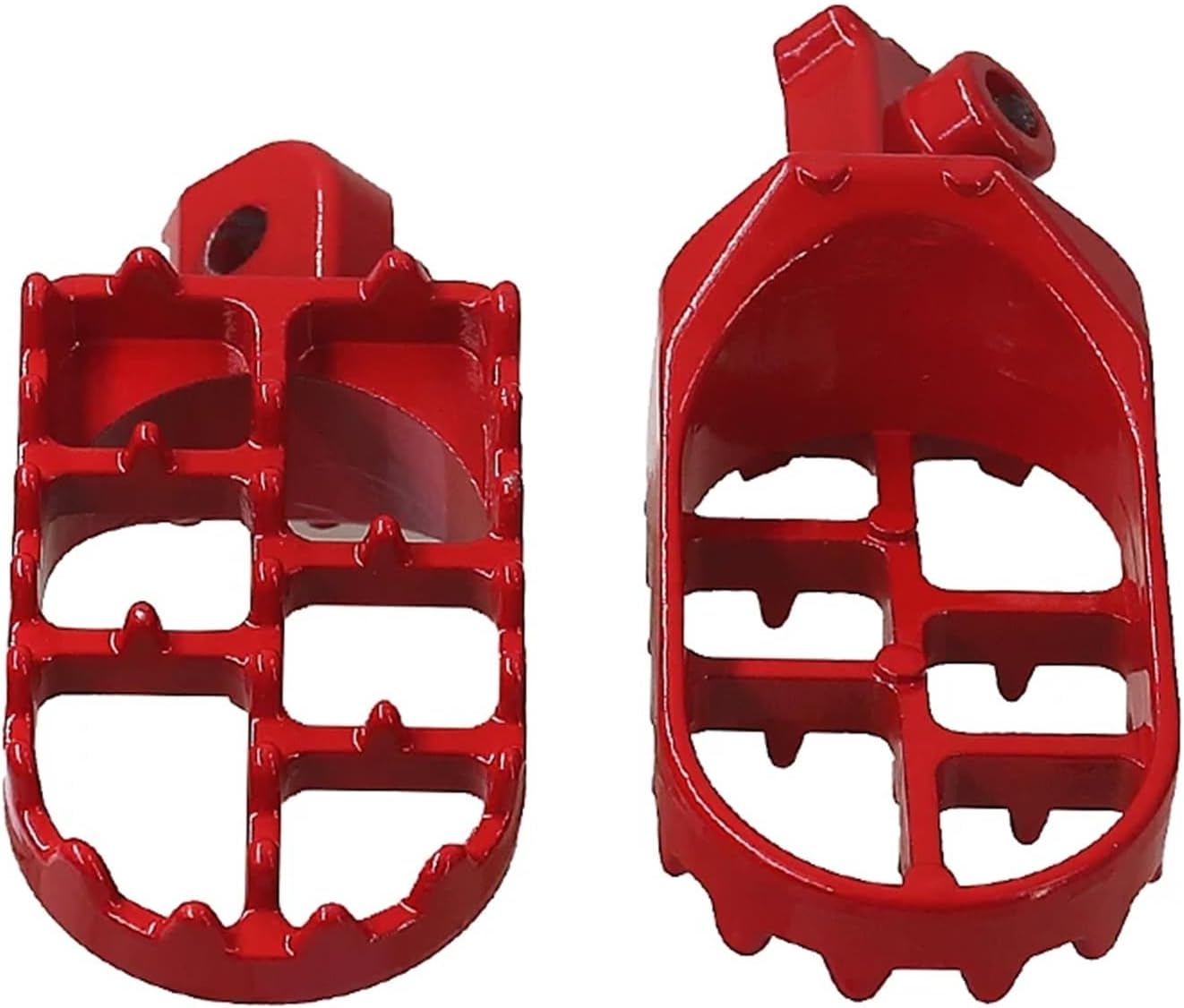 Compatible for CRF100F Dirt Bike CNC Aluminum Alloy Foot Pegs Pedal(Black)