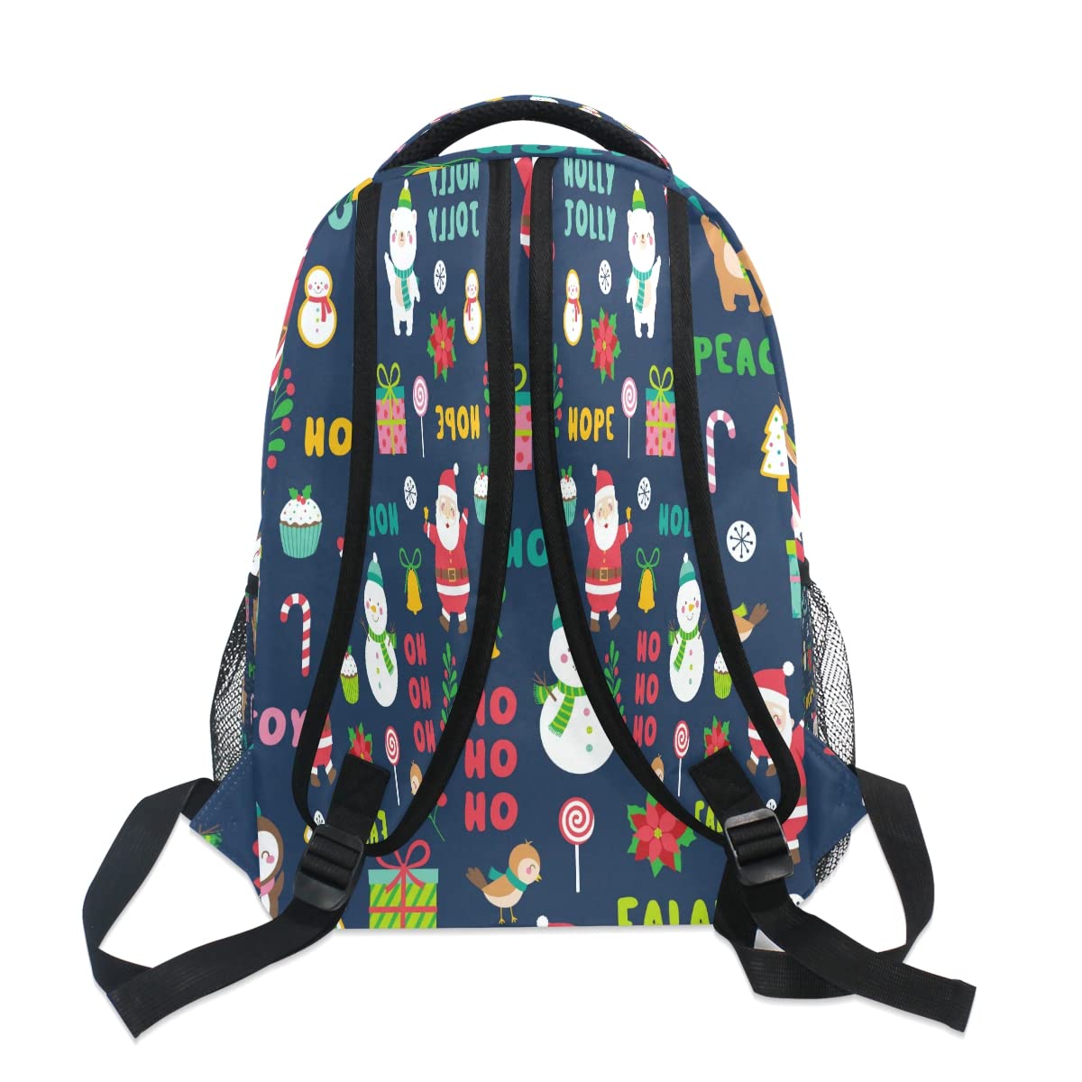 Zielony plecak dziecięcy z awokado dla dziewcząt, chłopców, nastolatków, torba szkolna z recyklingu z przegrodą na laptopa, 40 cm x 30 cm, Uroczy miś, Rozmiar uniwersalny