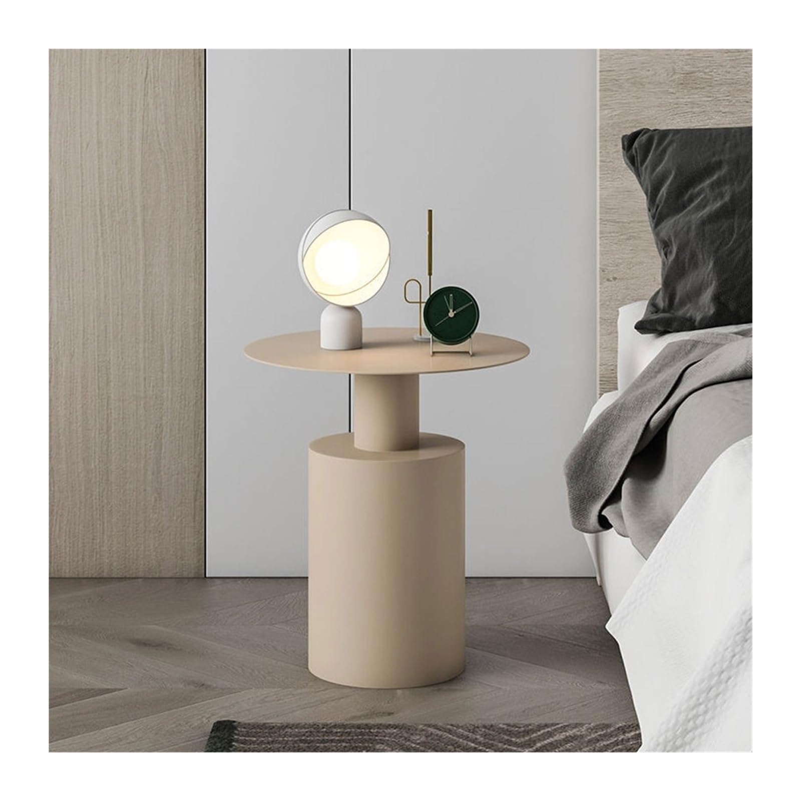Table de chevet de chambre à coucher compacte pour optimiser l'espace