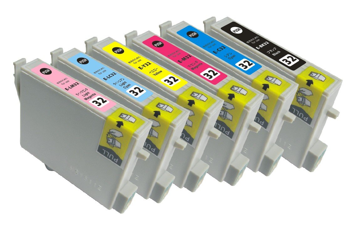 エプソン用 互換インクカートリッジ IC6CL32 6本パック　LN EP32/6P rdzdsi3 Amazon.co.jp: エプソン IC6CL32 6色セット 【互換インク
