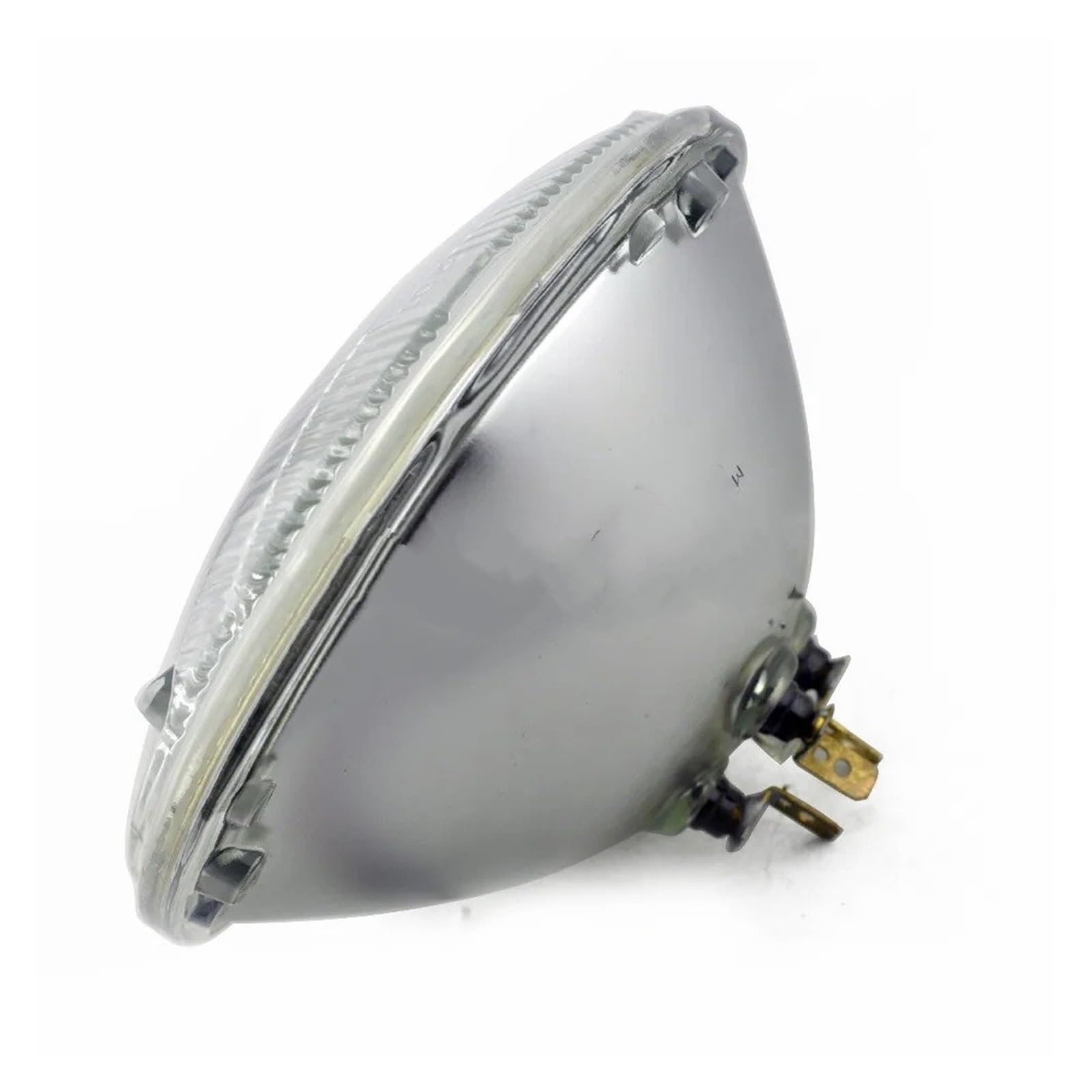 Fari Per Motociclette 5.75 "Vintage Motor Alogeno Faro Testa Lampadina Sigillata Fascio Di Vetro Hi Low Del Motociclo Cafe Racer Custom(Clear-5.75inch)