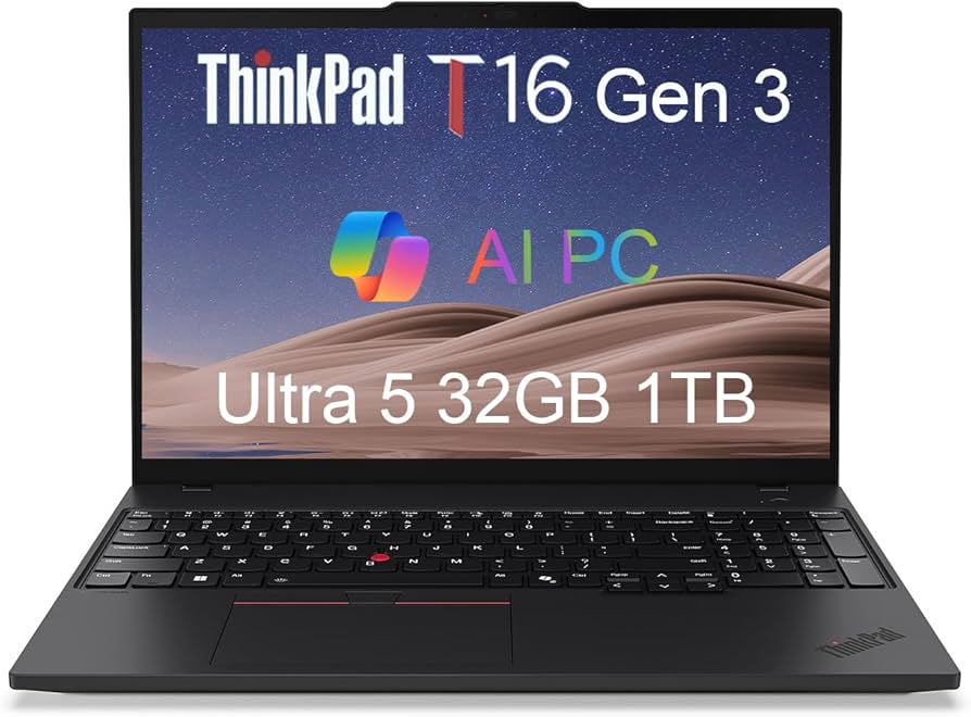 Amazon.com: Lenovo ThinkPad T16 Gen 3 Business Laptop (16