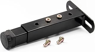 i-flair höhenverstellbarer Metallfuß Möbelfuß 19-27,5 cm in T-Form zum Nachrüsten für Möbel wie Lattenroste, Betten, Schränke usw.