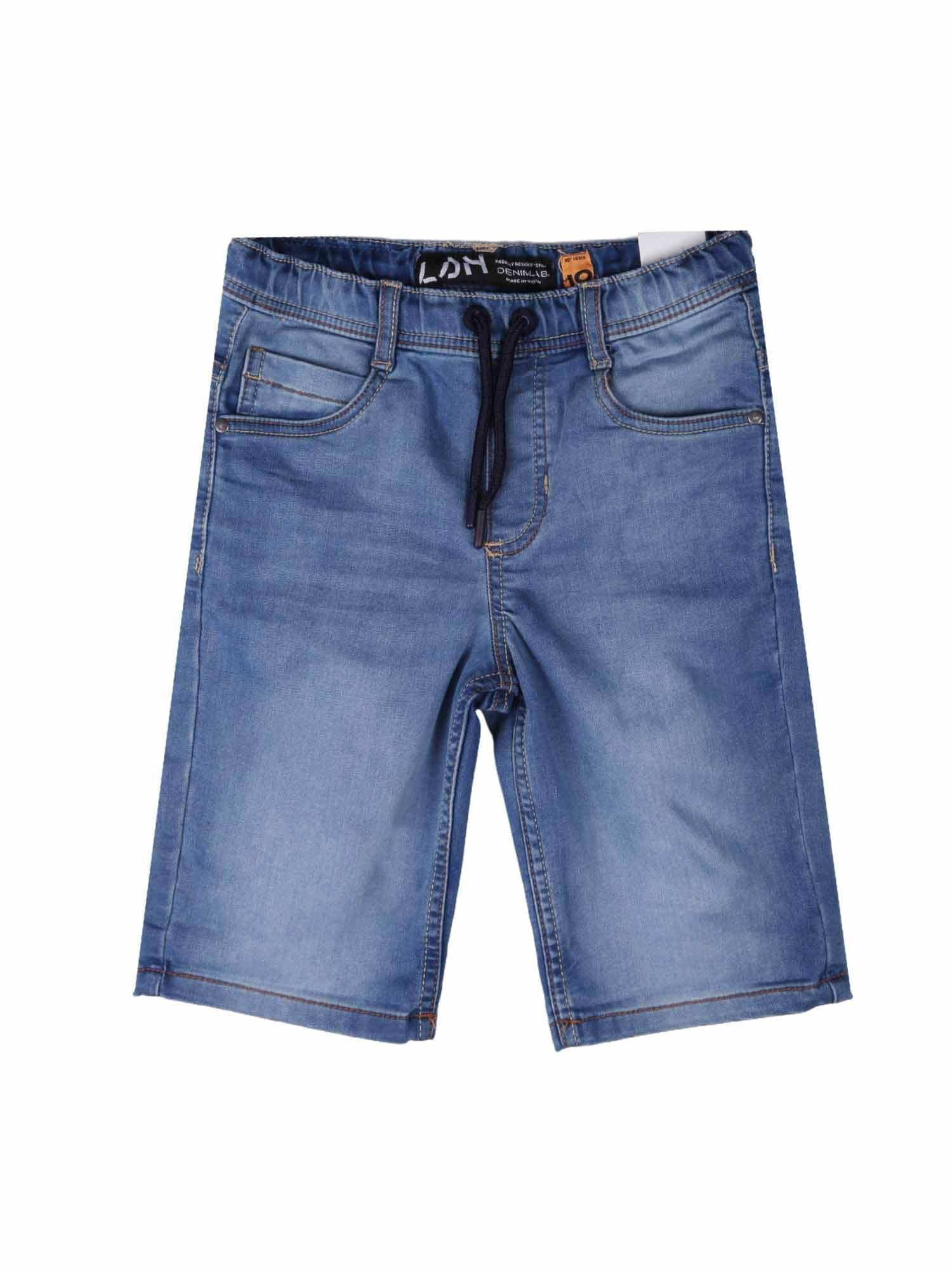 Bermuda bleu Losan 12 ans pour bouger librement sans serrer - 3