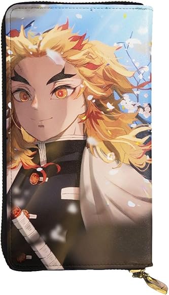 Amazon | [星野屋] 財布 レディース 鬼滅の刃 煉獄杏寿郎 長財布  