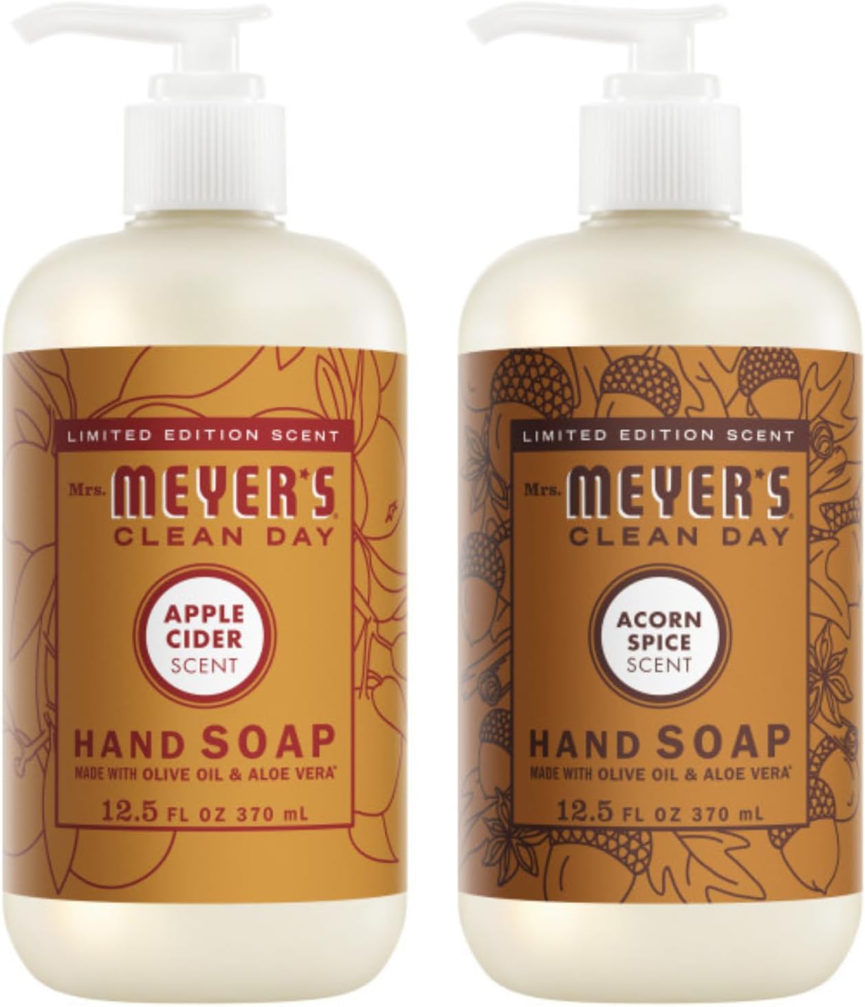 CLEAN DAY Hand Soap Variety Pack, 1 Apple Cider, 1 Acorn Spice, 2 CT