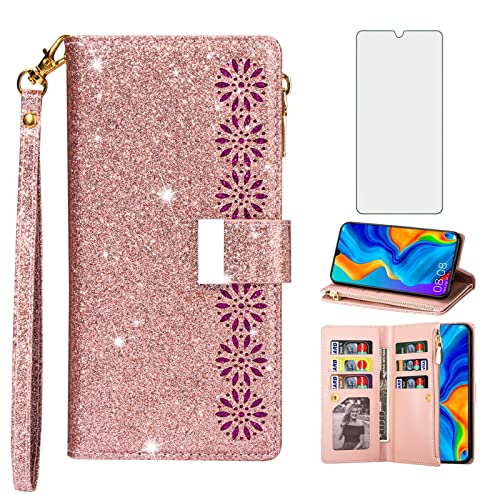 Protection Huawei P30 Lite antichoc anti-rayure avec verre trempé et étui zippé