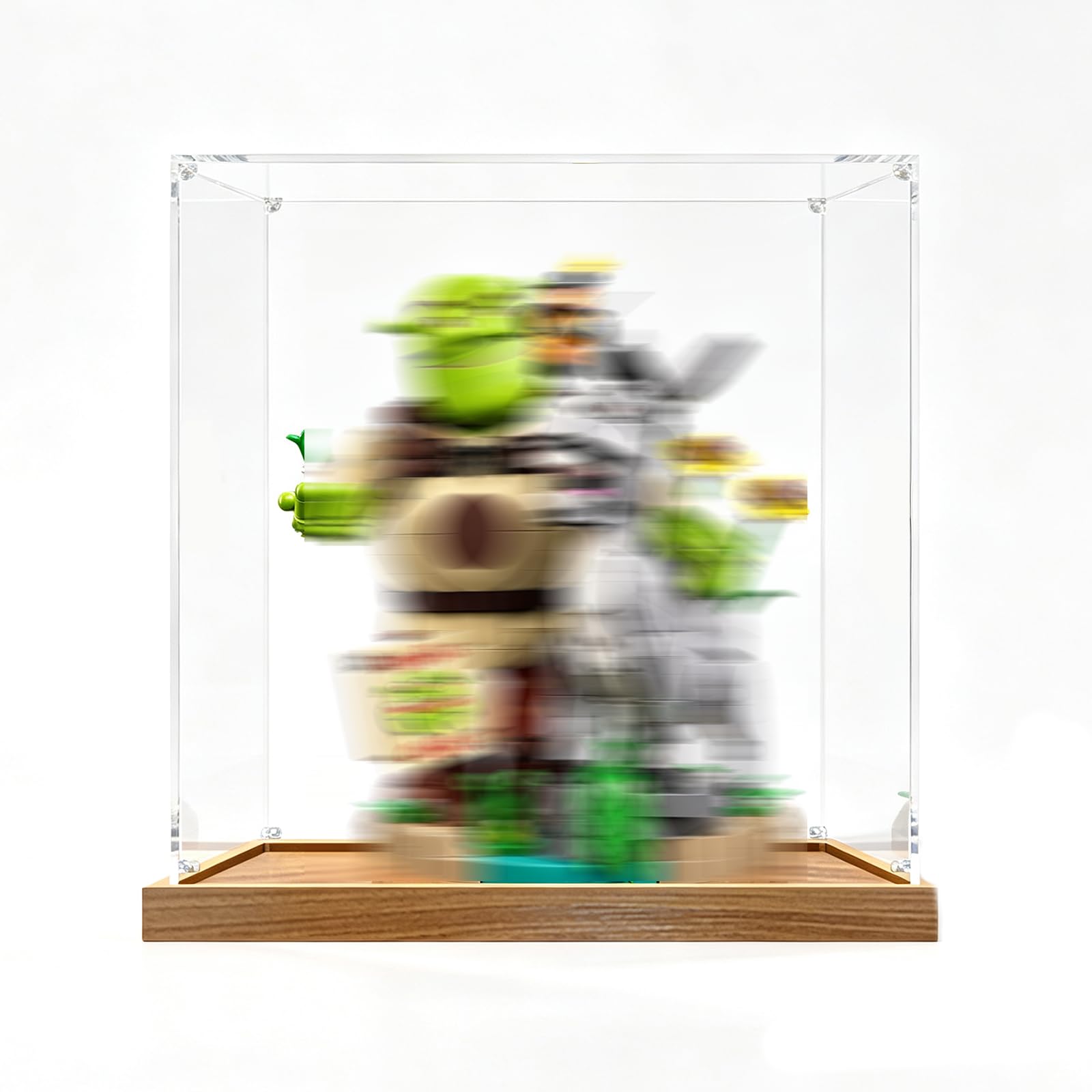 Vitrina para LEGO 72423 Shrek para proteger del polvo figuras y bloques en estantería