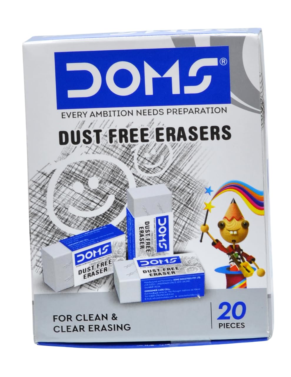 DOMS Eraser Pack of 20-image-29