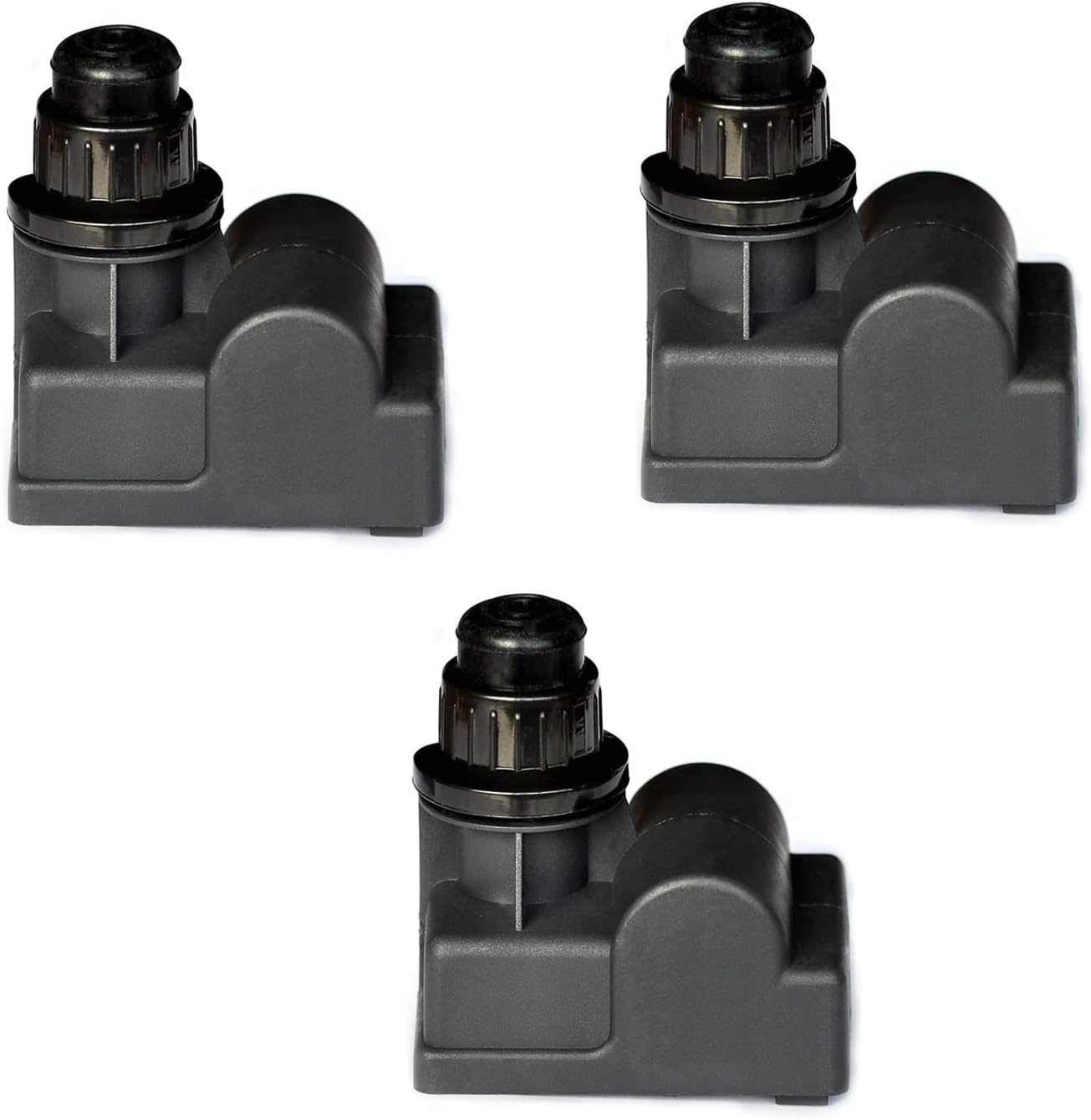 Hongso Spark Generator 3 Outlets Universal AA Battery Push Button Electronic Ignitor Grill Replacement Parts for Grillware GGPL-2100, BroilKing 9211-64, Charbroil 463276617, Sterling, Huntington model