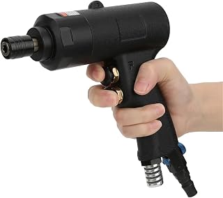 5H 8H Pneumatic Screwdriver 1/4 Inch Gun Type Impact Air Screw Driver 10000RPM Tools for Furniture Install/Appliance Repair(TR-5H)