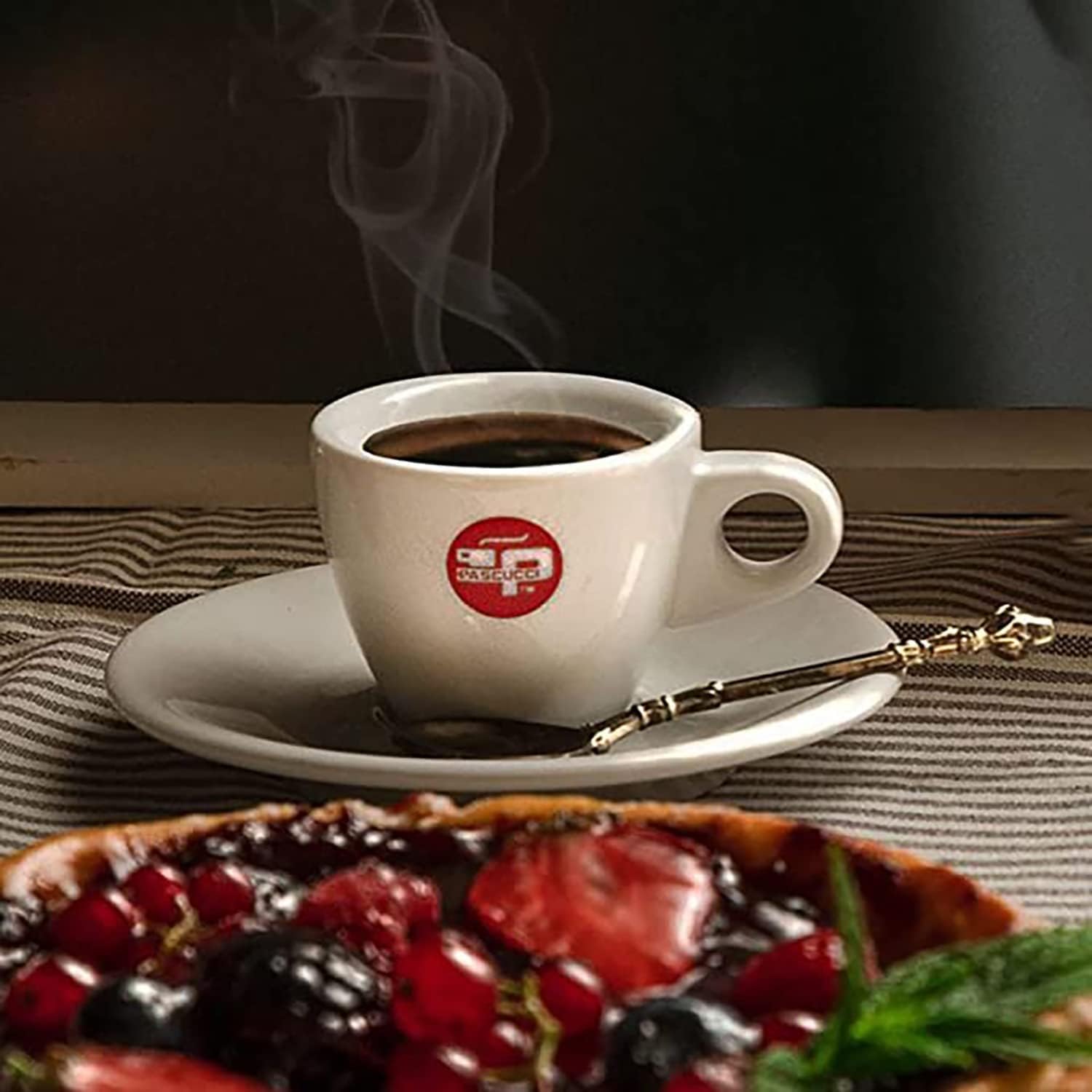 Caffè Pascucci - Caffe Monorigine Colombia Macinato Per Americano Filter Coffee French Press Caffè Filtro 4x250 g Sacchetto Salva Aroma Singola Origine