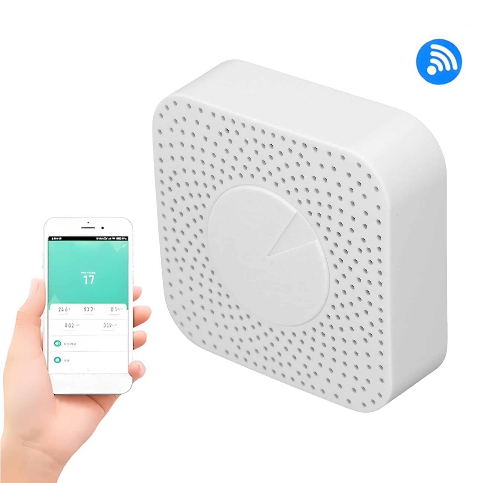 Bezprzewodowy Tester Jakości Powietrza z Aplikacją, Monitor 6 w