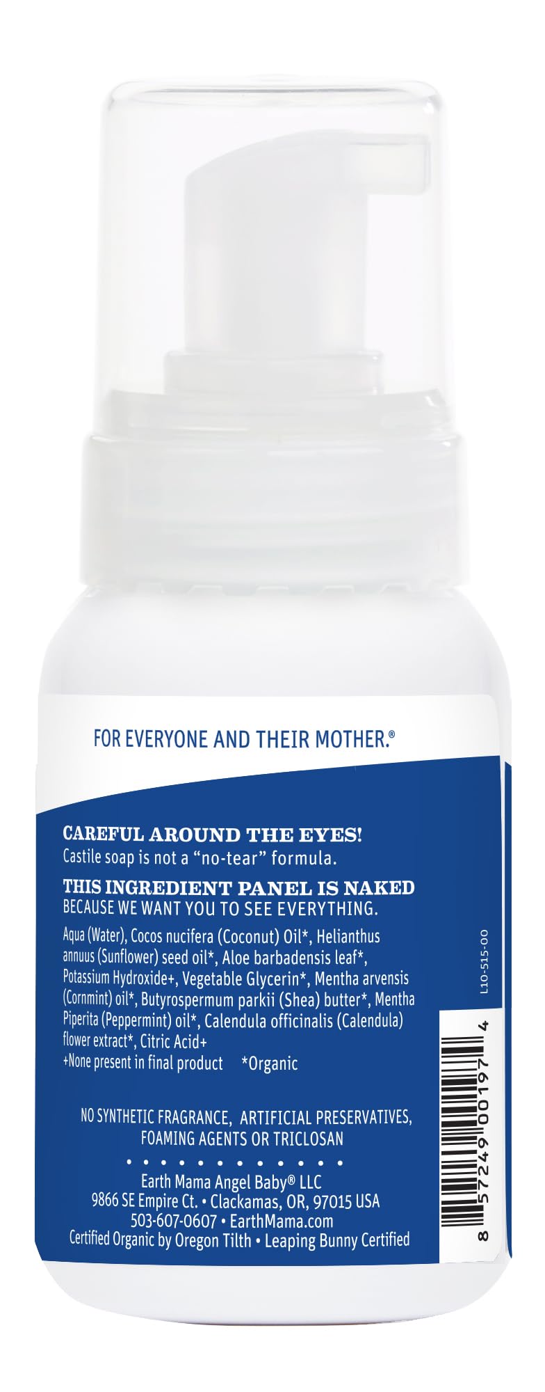 Earth Mama Castile Hand & Body Wash