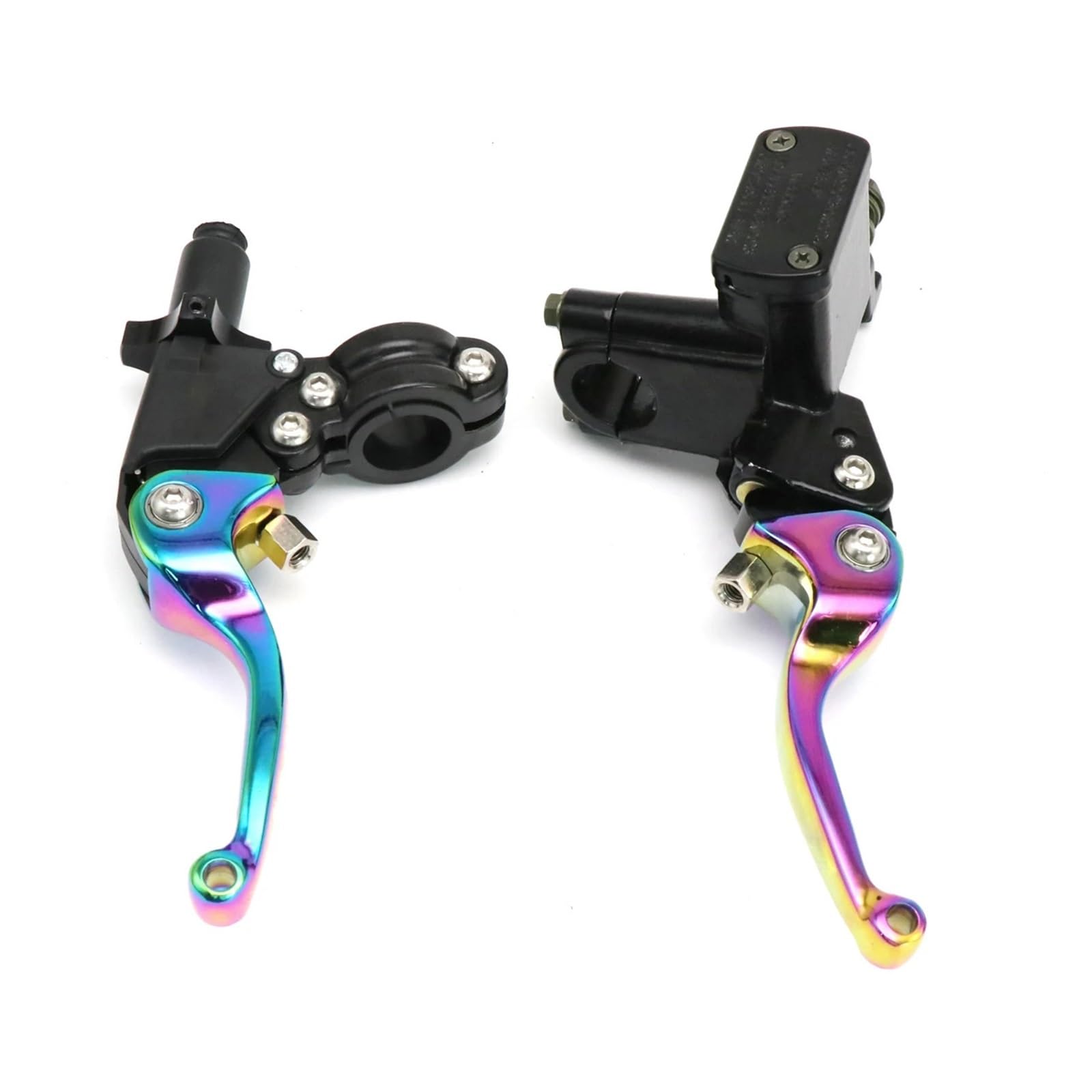 Ywqjiopm Type A02 Motorcycle Brake Clutch Lever Motorcycle 7/8" 22Mm Handlebar Brake Master Cylinder Clutch Lever Left & Right Set Motorcycle Brake Clutch Levers