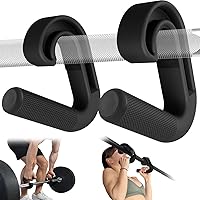 Vista 1 de Neutral Grip Pull Up Handles 45° - Angles 90 Grips for Relieve Wrist Stress - Non-Slip Pull Up Grips - for Pull-Ups Deadlifts - Fits Pull Up Bar
