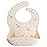 mushie x Bluey Silicone Baby Bib | Adjustable Fit Waterproof Bibs (Bluey Ivory)