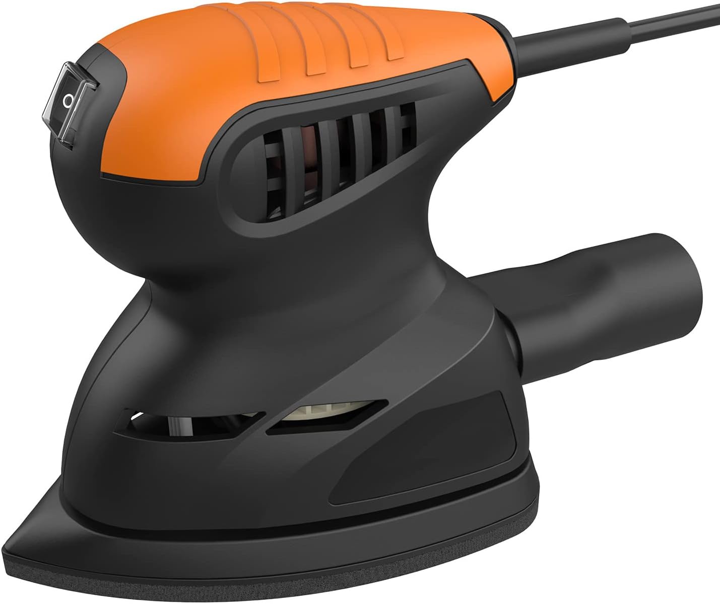 Irfora Detail Sander 1350ORPM Sander Wall Putty Polishing Hines Sander with 16PCS Sandpapers Dust Collection System for Tight Spaces Sanding in Home Decoration and DIY Working