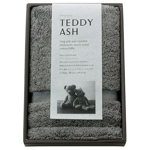 �t�̑��蕨�ւ� ���ӂ��Ӄ^�b�` �n���h�^�I�� TEDDY ASH�i�e�f�B�A�b�V���j �O���[ 34×34cm