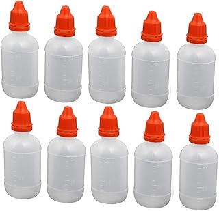 New Lon0167 50ml PE Featured Plastic Squeezable Dropper reliable efficacy Dropping Bottle Container Red Clear 10pcs(id:2f7 63 6f 866)