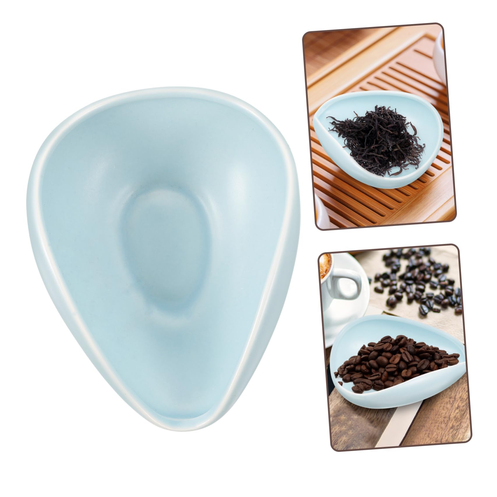 PRETYZOOM 4piezas Reposacucharas De Cerámica Para Café Accesorio De Cocina Soporte Para Utensilios Para Descansar Cucharas Espátulas
