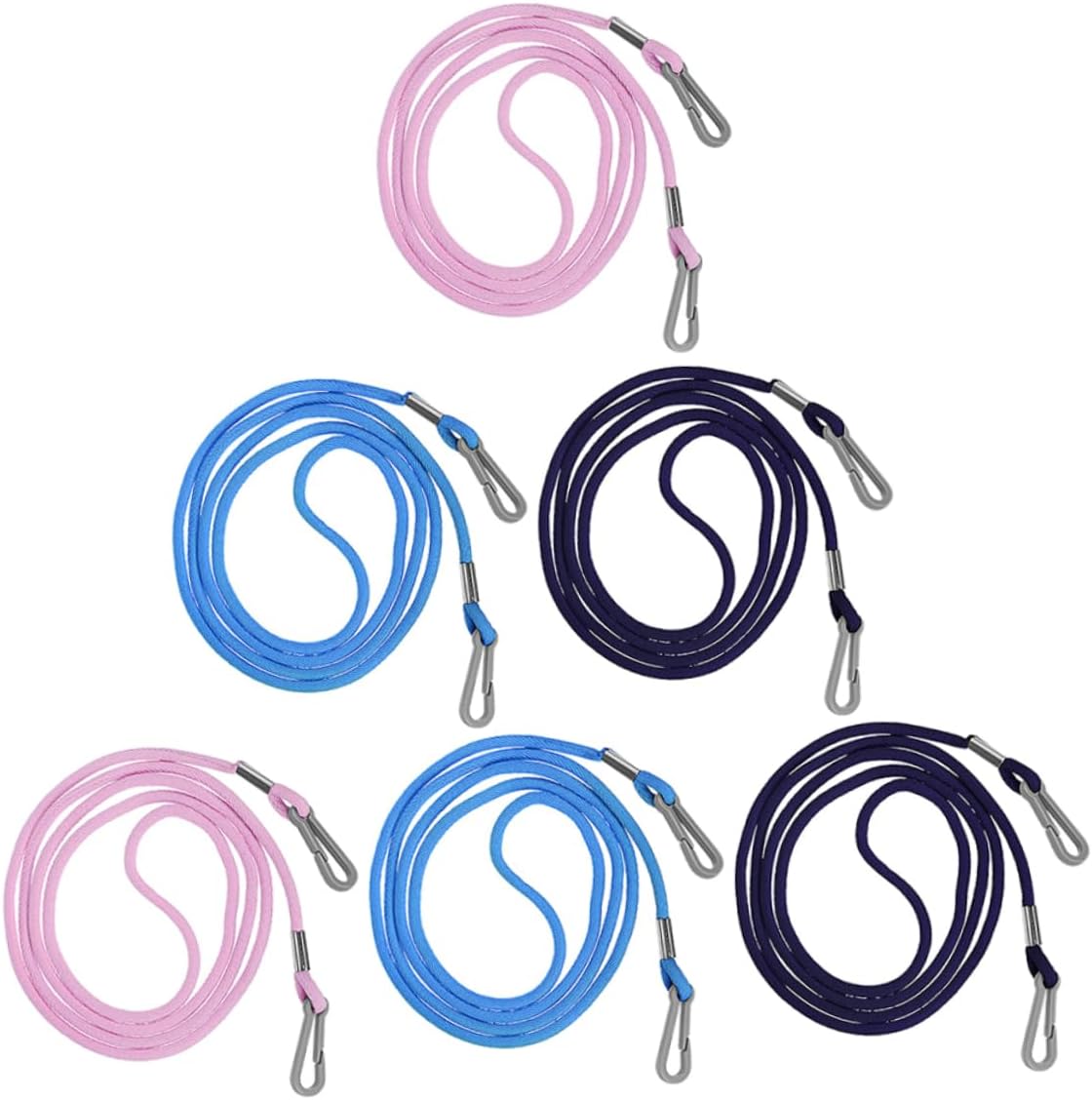 YARNOW 6pcs Glove Straps for Boys and Girls Ski Mitten Clips Neck Lanyard for Outdoor Activities Prevent Lost Gloves for Toddlers and Boy Girl