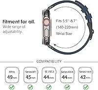 Vista 59 de WINGLE AP Luxury Bands for Apple Watch Band Ultra 3/2/1 Band Ultra 49mm Series 11 10 46mm 45mm 44mm 42mm SE 3/2/1 Series 9 8 7 6 5 4 3 2 1 Men