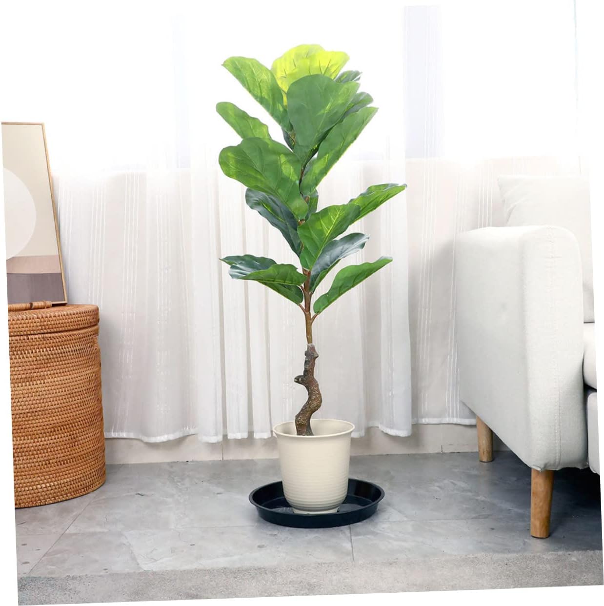 10pcs Flowerpot Bottom Trays Durable Water Holding Saucer for Bonsai Display Prevents Soil Spills for Garden Use