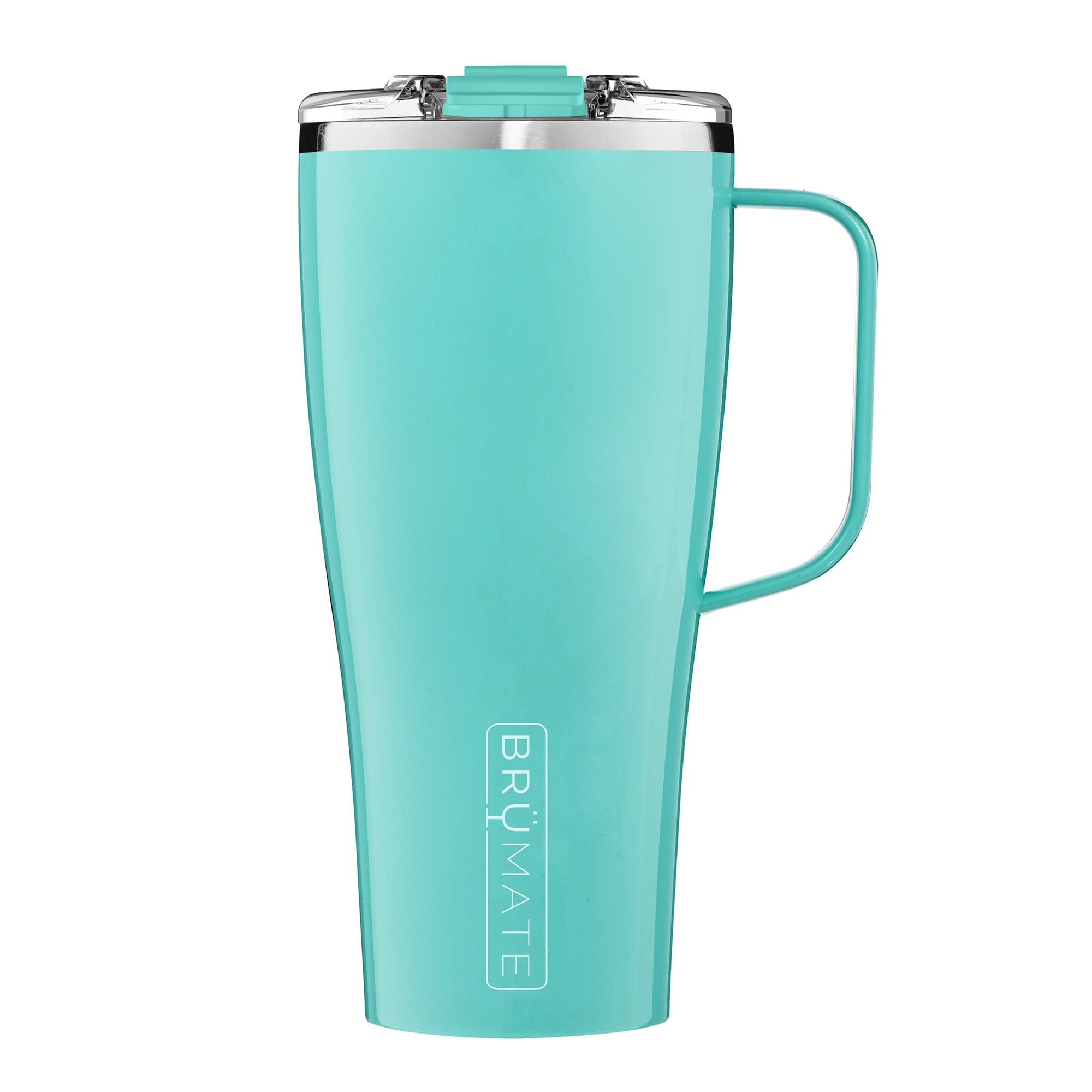 BrüMate Toddy XL - 32oz 100% Leak Proof Insulated Coffee Mug with Handle & Lid - Stainless Steel Coffee Travel Mug - Double Walled Coffee Cup (Aqua)