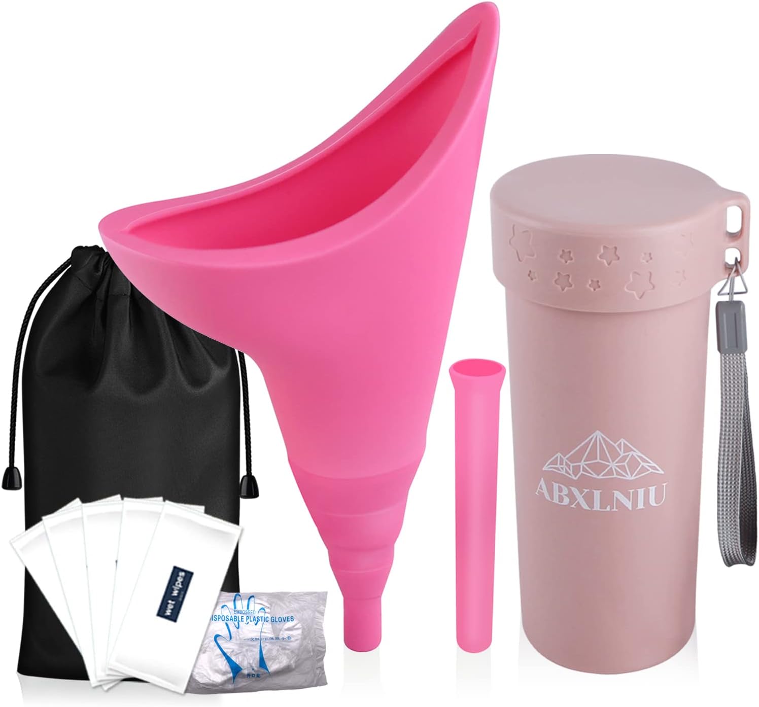 Female Urinals for Women - Portable Female Urination Device with Pee Cup Stand to She Pee Anywhere,Gifts for Women Travel