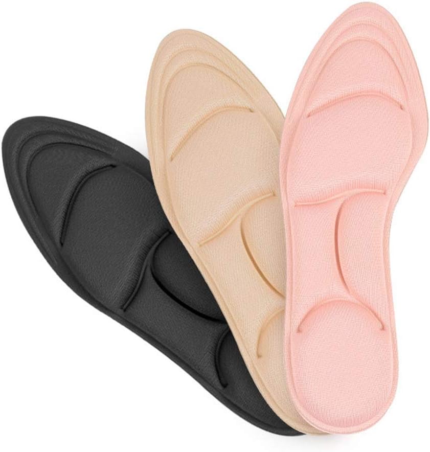 Unisex 4D Memory Foam Orthopädische Schuheinlagen Pads Komfort Füße