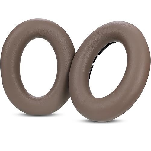 TaiZiChangQin Earpads Replacement Ear Cushion Compatible with Sennheiser ACCENTUM Plus Wireless Bluetooth Headphones Memory Foam & Upgrade Protein Leather(Gray)