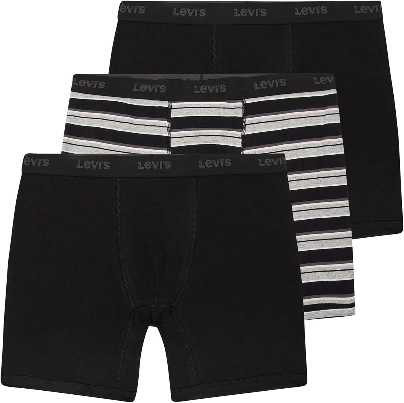 Levi’s Mens Underwear Big and Tall Underwear for Men 1x - 6X Mens Boxer Briefs