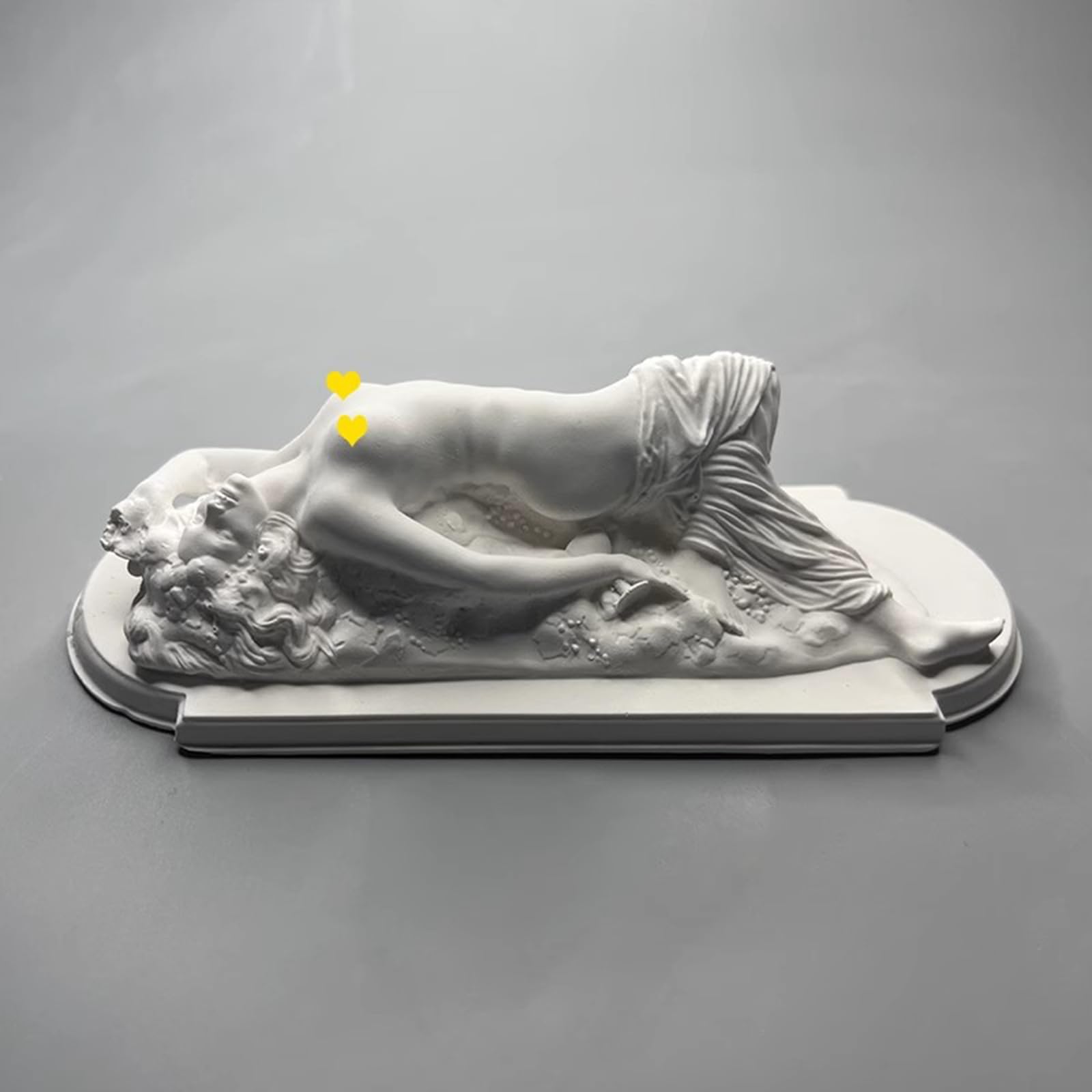 Amazon.co.jp: ビンテージレリーフフィギュア彫刻、ヌード女性石膏像