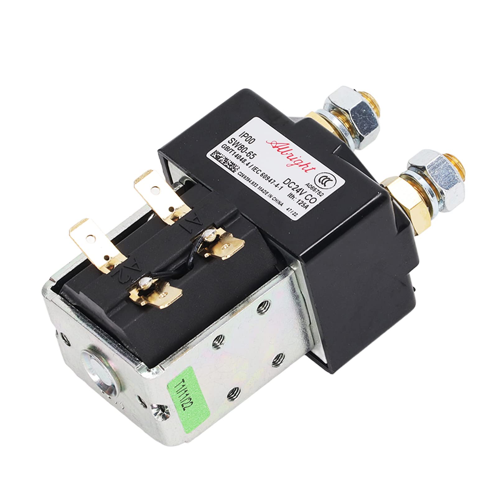 Relè Elettrovalvola 24V 125A Sensibile, Alta Precisione per Valvola Solenoide Industriale, for Carrello Elevatore Pallet Magazzino Logistica Attrezzature Movimento Merci