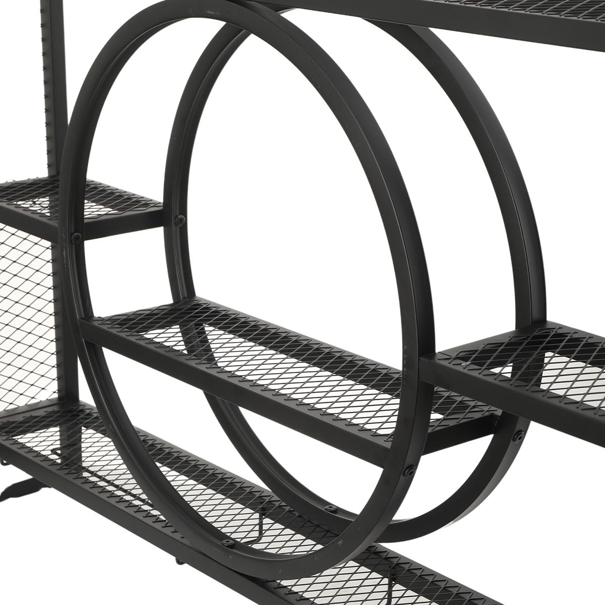 Étagère à vin murale - Étagère à verre à vin - 3 couches - Étagère en fer - Présentoir à vin - Vitrine suspendue - Support pour verres à vin - Armoire murale pour maisons, bars, cuisines, 120 x