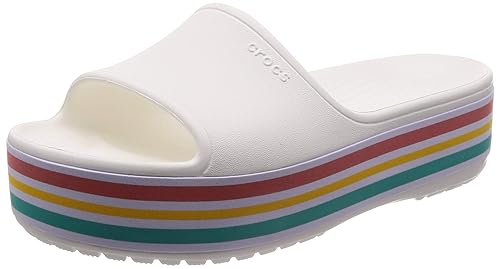 crocs platform slide sandals
