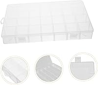 Vista 4 de EXCEART Organizador de almacenamiento de joyas Organizador de joyas Contenedor de plástico transparente Equipo de pesca Caja de almacenamiento Caja