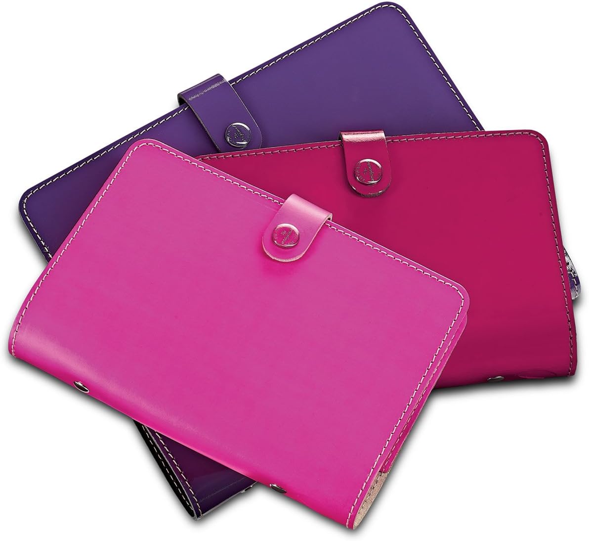 Filofax Personal Original Leather Organiser - Fluoro Pink