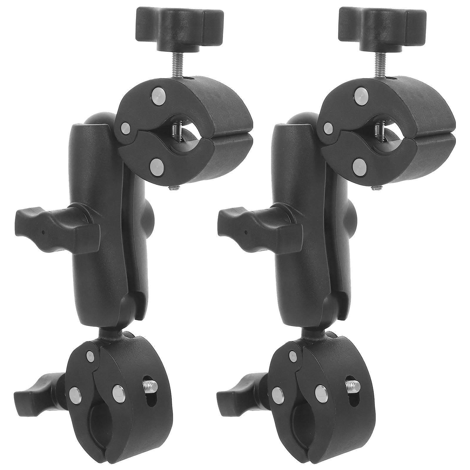 YARNOW 2 Piezas Soporte para Móvil de Moto Bola de 25mm y Abrazadera