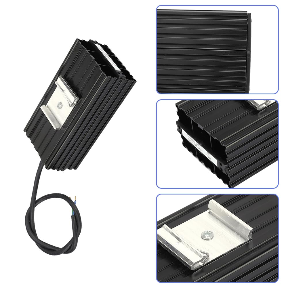 PTC Heizelement Schaltschrankheizung, HG040 75W 120-240V Aluminium Konstante Temperatur Luftheizung Cabinet Thermostatheizung Heizelementheizung Heizelemente Elektrische Heizung Industrieanlagen