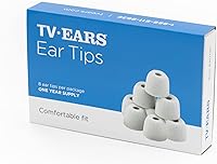 Vista 3 de TV · EARS Genuine Replacement Earbud Tips for Original 4 Pairs, Digital & 5.8 Digital TV Ears Headsets, 1 Year Supply of Ear Tips Replacement, Gray
