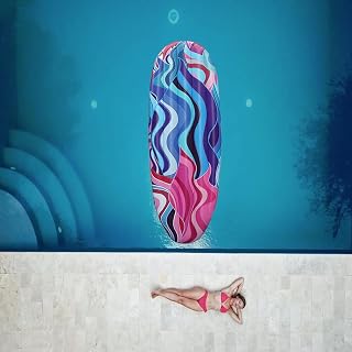 Inflatable Surfboard Adults, Swimming Floating Board, Water Hammock Body Boards for Teens Men Women, Air Blow Up Surfboards Pool Floats Boards for Pool, Beach, Surfing, Water Floating Rafts
